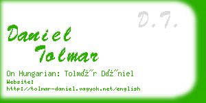 daniel tolmar business card